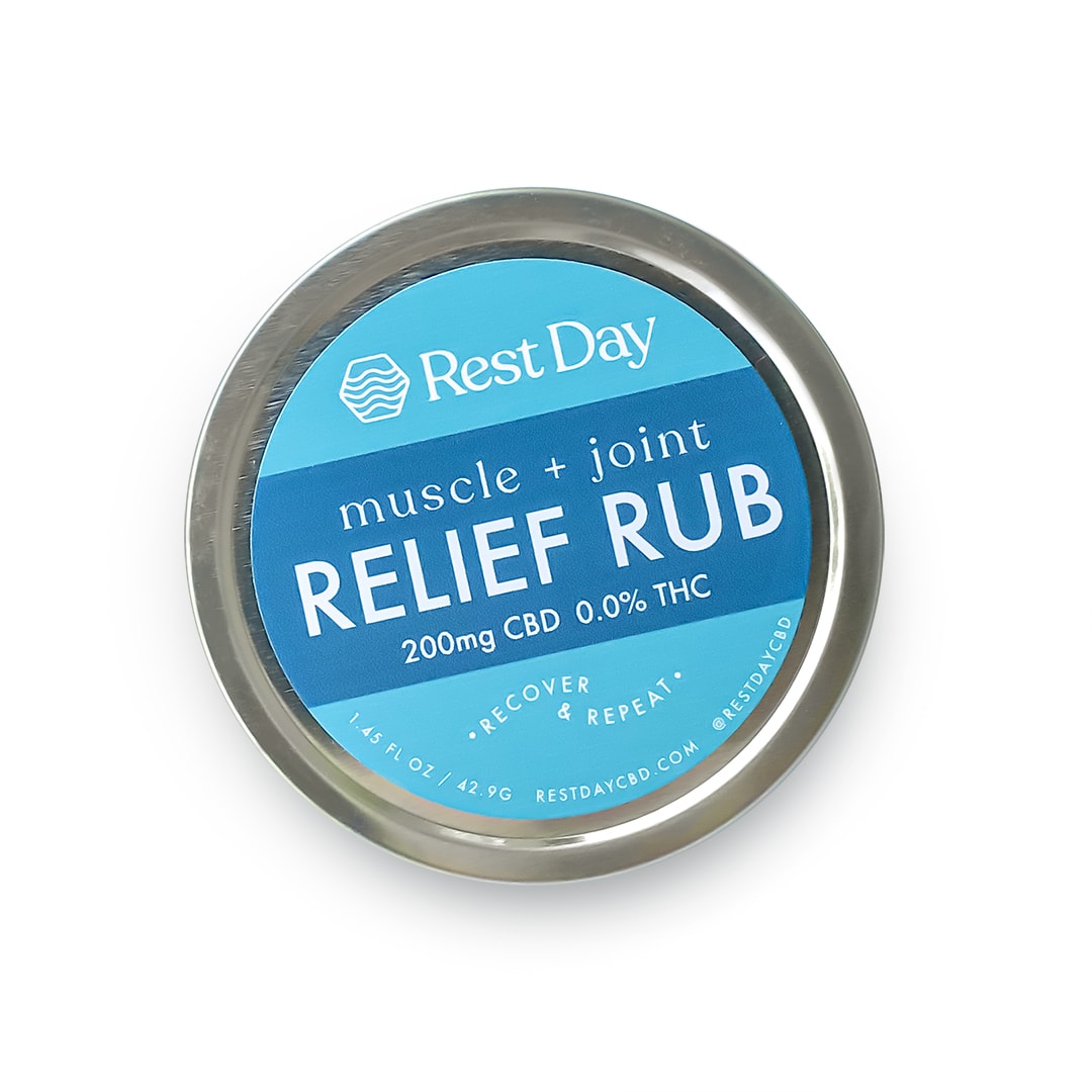 Muscle + Joint Relief Rub - 200mg CBD - Rest Day