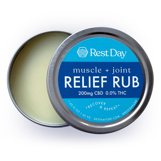 Muscle + Joint Relief Rub - 200mg CBD - Rest Day